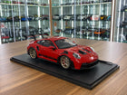 1/18 Diecast Porsche 911 (992) GT3 RS 2024 in Guard Red | Solido - detailed collector display model