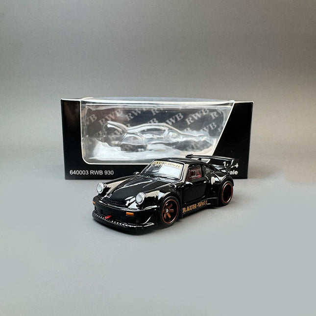 FG Porsche RWB 964 911 1:64 Diecast Model Car - studio product photo of the scale model