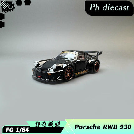 FG Porsche RWB 964 911 1:64 Diecast Model Car - detailed collector display model