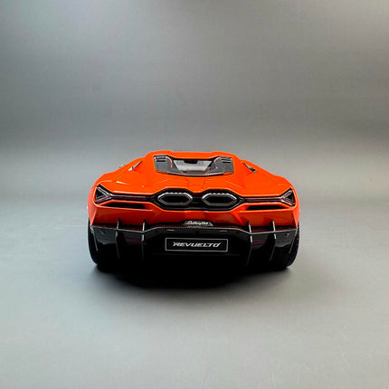LCD Model The Lamborghini Revuelto in Orange 1:18 Diecast Model Car - fine detailed model replica