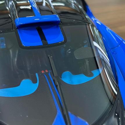 MR Collection Bugatti Bolide 1:18 Resin Model Car Striking Launch Livery Blue - collector edition scale model