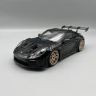 Minichamps Porsche 911 2022 Black 1:18 Diecast Model Car - detailed collector display model