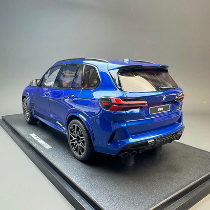 GT Spirit BMW X5M Competition Blue 1:18 Resin Model Car - premium collector scale model