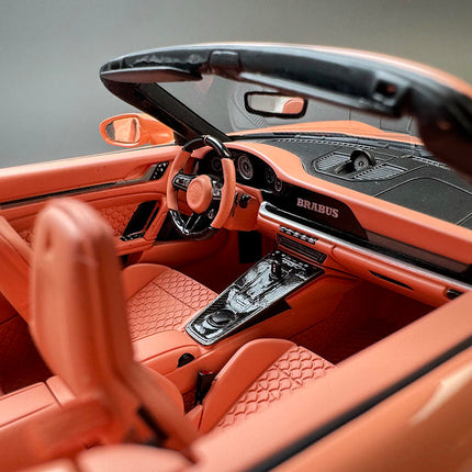 GT Spirit Porsche Brabus 900 Peetch 2024 Pink 1:18 Resin Model Car - scale model for display