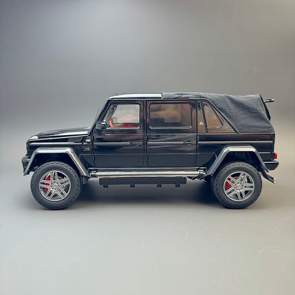 Almost Real Mercedes-Maybach G650 Landaulet 2017 Black 1:18 Diecast Model Car - collectible scale model car
