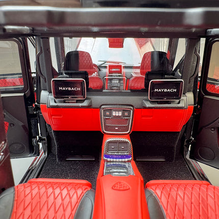 Almost Real Mercedes-Maybach G650 Landaulet 2017 Black 1:18 Diecast Model Car - detailed model car replica