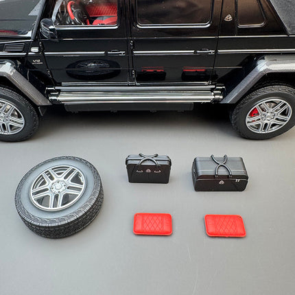 Almost Real Mercedes-Maybach G650 Landaulet 2017 Black 1:18 Diecast Model Car - scale model collectible piece
