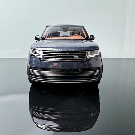LCD Model Range Rover Honor Genesis Long Edition 2022 Blue 1:18 Diecast Model Car - collectible scale model car