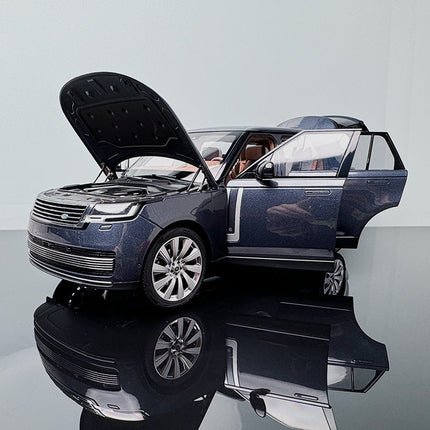 LCD Model Range Rover Honor Genesis Long Edition 2022 Blue 1:18 Diecast Model Car - premium collector scale model