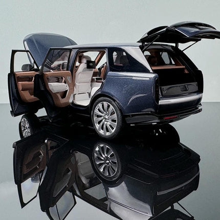 LCD Model Range Rover Honor Genesis Long Edition 2022 Blue 1:18 Diecast Model Car - detailed die-cast style model