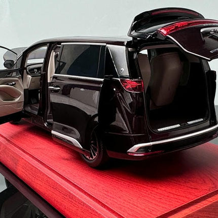 YX Car Model BYD Tengshi D9 MPV Black 1:18 Diecast Model Car - collector edition scale model