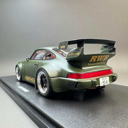 GT Spirit Porsche RWB 964 GT559 Green 1:18 Resin Model Car - fine detailed model replica