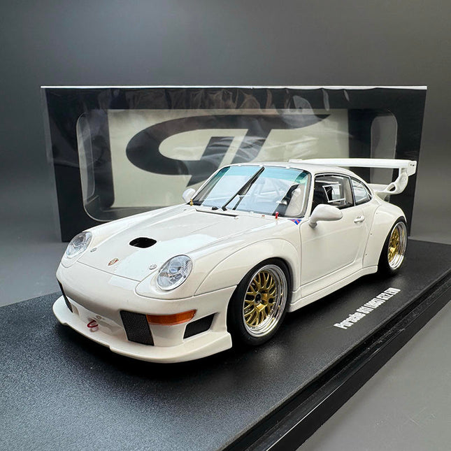 GT Spirit Porsche RWB 911 (993) GT2 EVO White 1:18 Resin Model Car - detailed collector display model