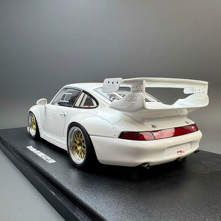 GT Spirit Porsche RWB 911 (993) GT2 EVO White 1:18 Resin Model Car - collectible scale model car