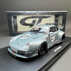 GT Spirit Porsche 993 RWB YUIITSUMUNI Silver 1:18 Resin Model Car - detailed collector display model