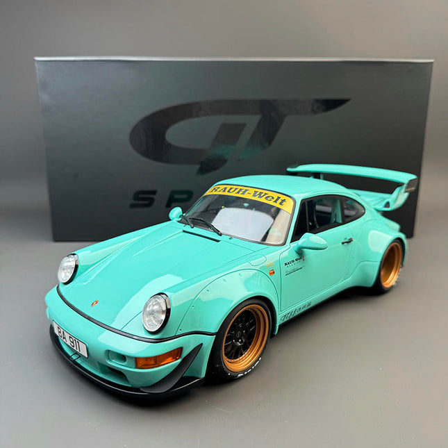 GT Spirit Porsche 911 RWB Tiffany 2020 1:12 Resin Model Car - detailed collector display model