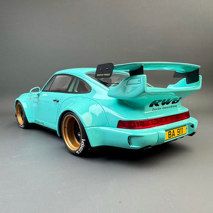GT Spirit Porsche 911 RWB Tiffany 2020 1:12 Resin Model Car - collectible scale model car