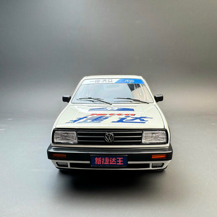 Original Factory Volkswagen Jetta MK2 Square Headlight 1:18 Diecast Model Car - scale model for display