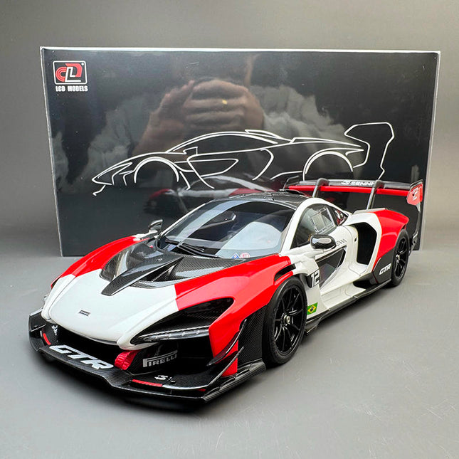 LCD Model McLaren Senna GTR 1:18 Diecast Model Car - detailed collector display model