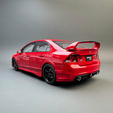 Motorhelix Honda Civic Type R FD2 Mugen RR Mugen Red 1:18 Diecast Model Car - collectible scale model car