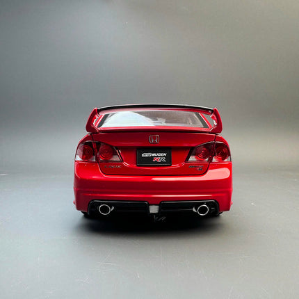 Motorhelix Honda Civic Type R FD2 Mugen RR Mugen Red 1:18 Diecast Model Car - premium collector scale model