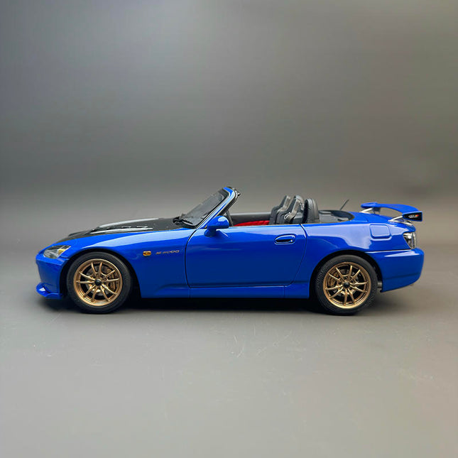 Motorhelix Honda S2000 MUGEN Blue 1:18 Diecast Model Car - fine detailed model replica