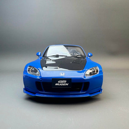 Motorhelix Honda S2000 MUGEN Blue 1:18 Diecast Model Car - scale model for display