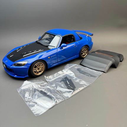 Motorhelix Honda S2000 MUGEN Blue 1:18 Diecast Model Car - detailed model car replica