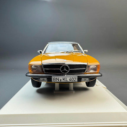 Norev Mercedes-Benz 450SL – Yellow 1:18 Diecast Model Car - premium collector scale model