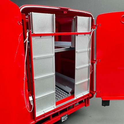 CMR OM Fiat 150 Rolfo Ferrari Race Transporter Red 1:18 Diecast Model Car - hand-finished display model