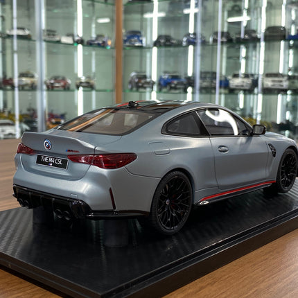 1/18 GT Spirit BMW M4 CSL (G82) Coupe Grey Model Car - fine detailed model replica