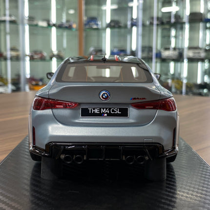 1/18 GT Spirit BMW M4 CSL (G82) Coupe Grey Model Car - premium collector scale model