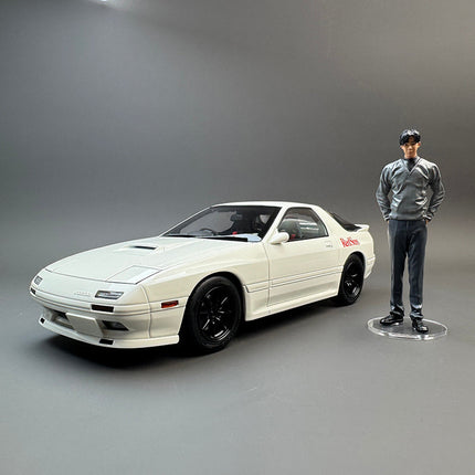 Whelart Mazda Savanna RX-7 FC3S Initial D 1:18 Diecast Model Car - studio product photo of the scale model