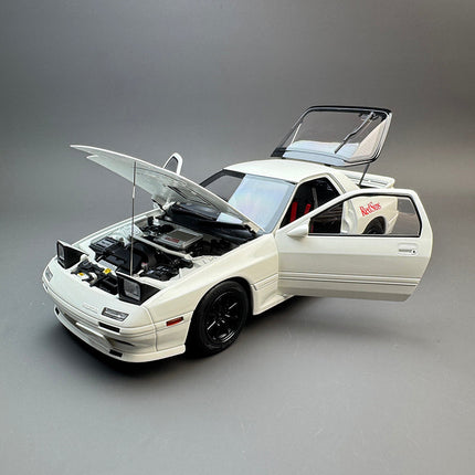 Whelart Mazda Savanna RX-7 FC3S Initial D 1:18 Diecast Model Car - premium collector scale model