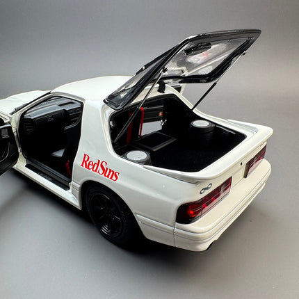 Whelart Mazda Savanna RX-7 FC3S Initial D 1:18 Diecast Model Car - detailed die-cast style model