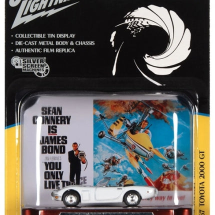Johnny Lightning 1967 Toyota 2000 GT 1:64 diecast model car in James Bond film packaging