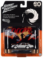 Johnny Lightning 007 Aston Martin DB5 diecast model car collectible in display packaging