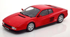 Red 1:18 scale diecast Ferrari model car with detailed exterior, classic sports car design