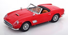 Red 1:18 scale diecast classic convertible model car with detailed interior and chrome accents