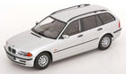 1:18 scale diecast BMW E46 Touring model car in silver with detailed exterior