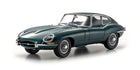 1:18 scale dark green classic diecast model car coupe with chrome wheels