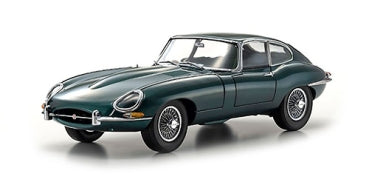1:18 scale diecast classic green coupe model car with chrome details