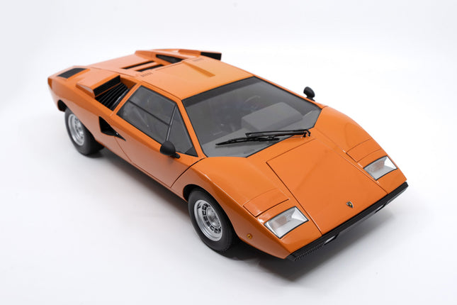 Kyosho Lamborghini Countach LP400 Orange 1:12 scale model