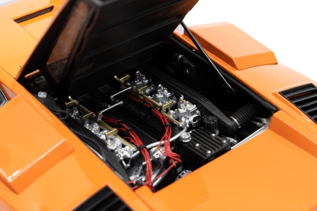 Kyosho Lamborghini Countach LP400 Orange 1:12 scale model