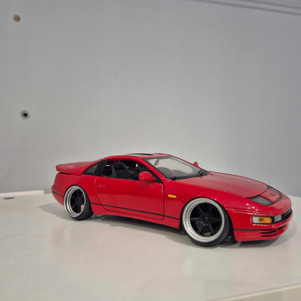 Kyosho Nissan 300ZX 1:18 Diecast Model Car, Custom Plates, Collector Display