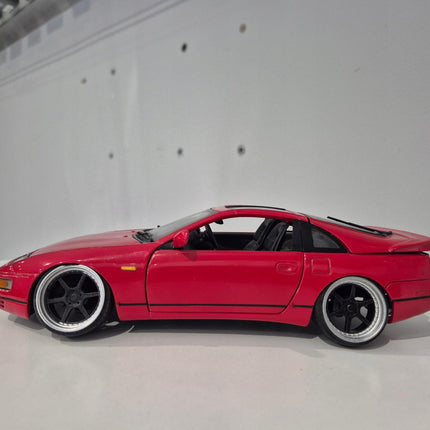 Kyosho Nissan 300ZX 1:18 Diecast Model Car, Custom Plates, Collector Display