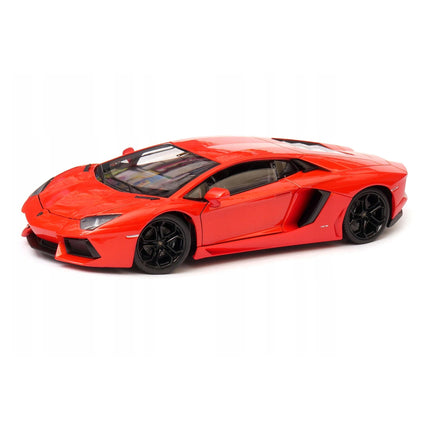 Lamborghini Aventador LP700-4 1:24 Welly Diecast Model Car Metal Collector Scale Model with Custom Plates