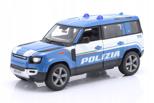https://a.allegroimg.com/original/11686e/2b679c6c4a6b8f4ad8724833e1dd/Land-Rover-New-Defender-110-Polizia-di-Stato-2022-Bburago-1-24-Policja-1-24