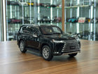LCD Model Lexus LX 600 V6 2024 Black 1:18 Diecast Model Car - detailed collector display model