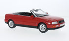 1:18 scale red convertible diecast model car with detailed interior and alloy wheels
